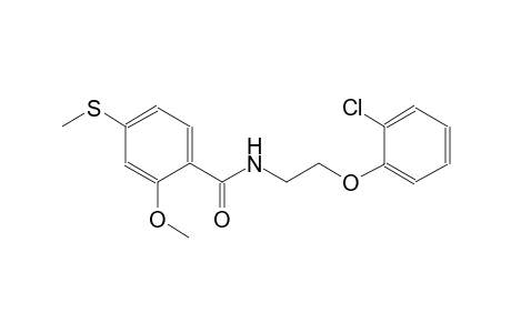 N-[2-(2-Chloro-phenoxy)-ethyl]-2-methoxy-4-methylsulfanyl-benzamide