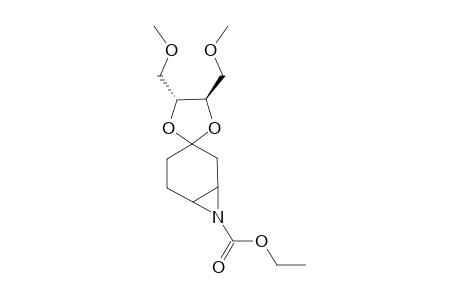 7-Ethoxycarbonyl-4',5'-bis(methoxymethyl)spiro[7-azabicyclo[4,1,0]heptane-3,2'-1',3'-dioxacyclopentane]