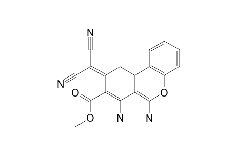 METHYL-6,7-DIAMINO-9-(DICYANOMETHYLIDENE)-10,10A-DIHYDRO-9H-DIBENZO-[B,D]-PYRAN-8-CARBOXYLATE