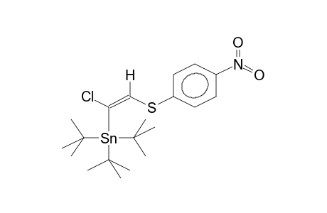 (E)-TRIS(TERT-BUTYL)[1-CHLORO-2-(PARA-NITROPHENYLTHIO)VINYL]STANNANE