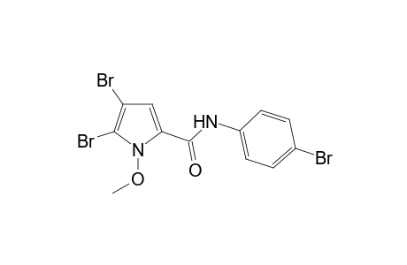 4,5-Dibromo-1-methoxypyrrole-2-[N-(p-bromophenyl)]carboxamide