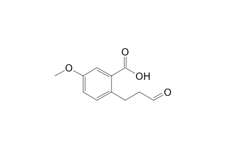 5-Methoxy-2-(3'-oxopropyl)benzoic acid