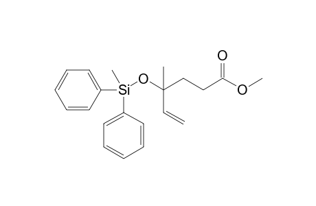 Methyl 4-Methyl-4-(diphenylmethylsilyloxy)hex-5-enoate