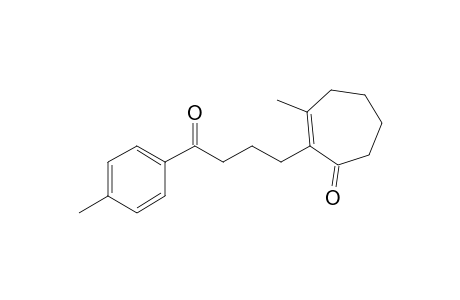 2-[4-keto-4-(p-tolyl)butyl]-3-methyl-cyclohept-2-en-1-one