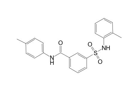 3-(o-tolylsulfamoyl)-N-(p-tolyl)benzamide