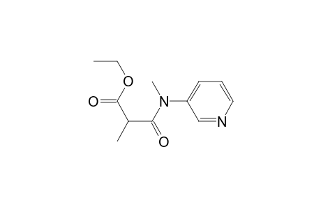 2-Methyl-3-[methyl(3-pyridinyl)amino]-3-oxopropanoic acid ethyl ester