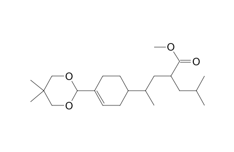 3-Cyclohexene-1-butanoic acid, 4-(5,5-dimethyl-1,3-dioxan-2-yl)-.gamma.-methyl-.alpha.-(2-methylprop yl)-, methyl ester
