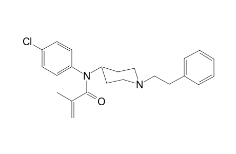 N-(4-Chlorophenyl)-N-(1-(2-phenylethyl)piperidin-4-yl)-2-methylprop-2-enamide