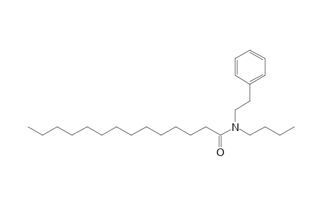 Myristamide, N-(2-phenylethyl)-N-butyl-