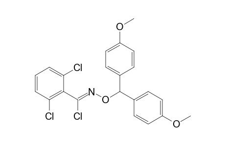N-[bis(4-methoxyphenyl)methoxy]-2,6-dichlorobenzenecarboximidoyl chloride