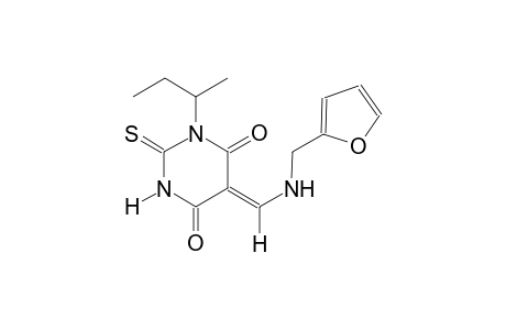(5Z)-1-sec-butyl-5-{[(2-furylmethyl)amino]methylene}-2-thioxodihydro-4,6(1H,5H)-pyrimidinedione