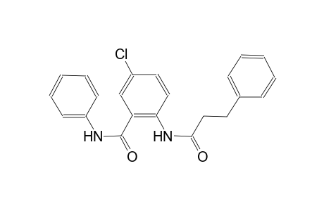 5-chloro-N-phenyl-2-[(3-phenylpropanoyl)amino]benzamide