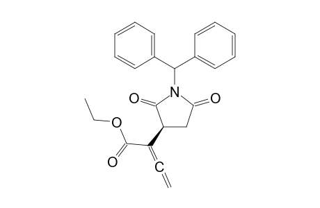 (S)-ethyl 2-(1-benzhydryl-2,5-dioxopyrrolidin-3-yl)buta-2,3-dienoate