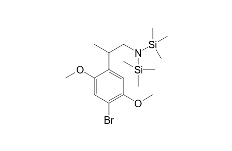 2-(4-Bromo-2,5-dimethoxy-phenyl)propylamine 2TMS