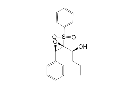 (S)-1-((2R,3R)-2-Benzenesulfonyl-3-phenyl-oxiranyl)-butan-1-ol
