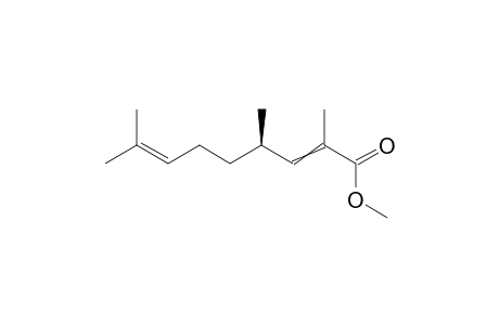 methyl (4R)-2,4,8-trimethylnona-2,7-dienoate