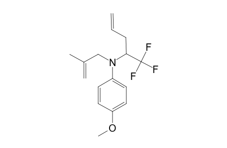 N-(4-METHOXYPHENYL)-N-(2-METHYLALLYL)-[1-(TRIFLUOROMETHYL)-BUT-3-ENYL]-AMINE