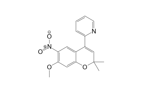 2,2-Dimethyl-6-nitro-7-methoxy-4-(2-pyridyl)-2H-1-benzopyran