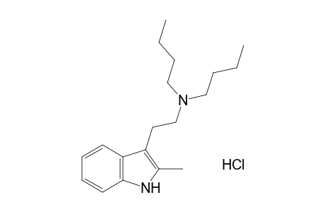 3-[2-(dibutylamino)ethyl]-2-methylindole, monohydrochloride
