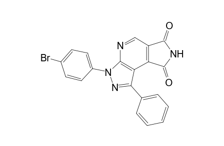 1-(4-Bromophenyl)-3-phenylpyrazolo[3,4-b]pyrrolo[3,4-d]pyridine-6,8(3H,7H)-dione