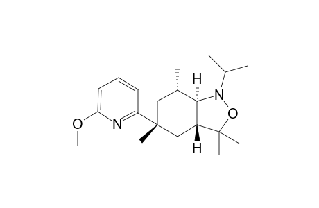 rac-(3aR,5R,7S,7aR)-1-isopropyl-5-(6-methoxypyridin-2-yl)-3,3,5,7-tetramethyloctahydrobenzo[c]isoxazole