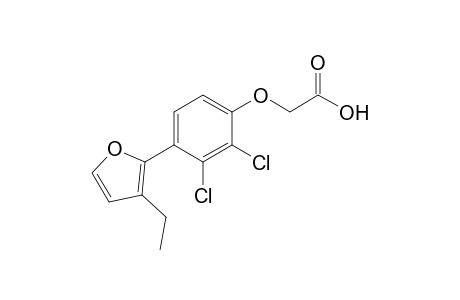 [2,3-Dichloro-4-(3'-ethyl-2'-furyl)phenoxy]acetic acid