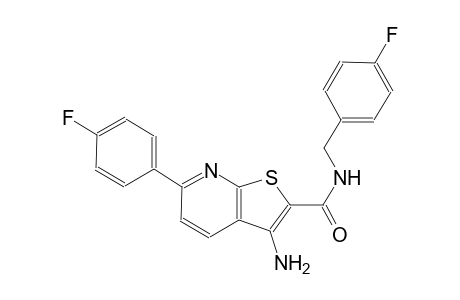 3-amino-N-(4-fluorobenzyl)-6-(4-fluorophenyl)thieno[2,3-b]pyridine-2-carboxamide