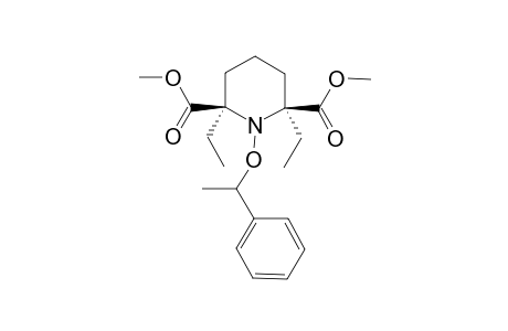 CIS-2,6-DIETHYL-1-(1-PHENYLETHOXY)-PIPERIDINE-2,6-DICARBOXYLIC-ACID-DIMETHYLESTER