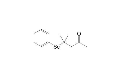 4-(Phenylseleno)-4-methylpentan-2-one