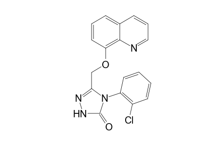 4-(2-Chlorophenyl)-5-((quinolin-8-yloxy)methyl)-2H-1,2,4-triazol-3(4H)-one