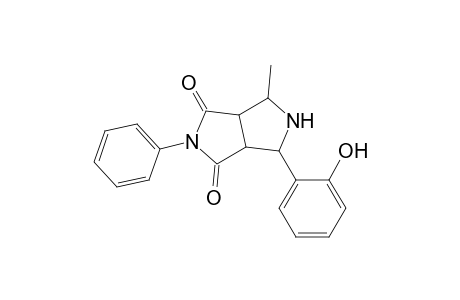 4-(o-Hydroxyphenyl)-2-methyl-6,8-dioxo-7-phenyl-3,7-diaza-dicyclo[3.3.0]octane