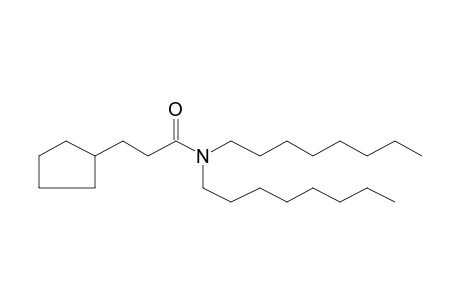 Propanamide, N,N-dioctyl-3-cyclopentyl-