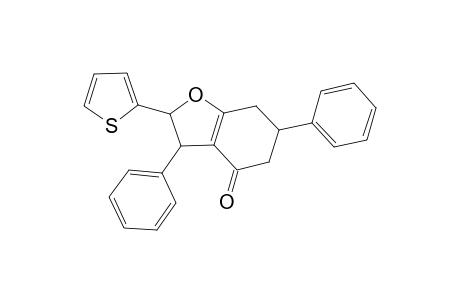 3,5,6,7-Tetrahydro-3,6-diphenyl-2-(2-thienyl)benzofuran-4(2H)-one