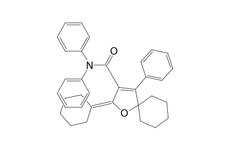 2-Cyclohexylidene-4,N,N-triphenyl-1-oxaspiro[4.5]dec-3-ene-3-carboxamide