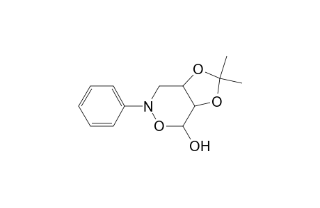 4H-1,3-Dioxolo[4,5-d][1,2]oxazin-4-ol, tetrahydro-2,2-dimethyl-6-phenyl-