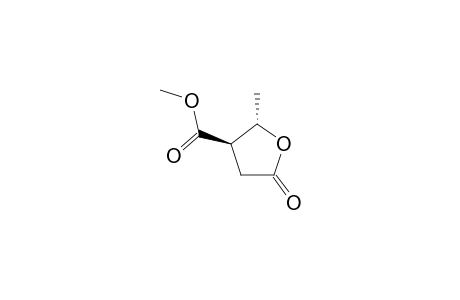 trans-Methyl 2-methyl-5-oxo-tetrahydro-3-furancarboxylate
