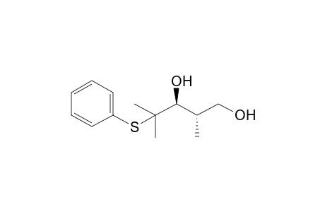 (2S,3S)-2,4-dimethyl-4-(phenylthio)pentane-1,3-diol