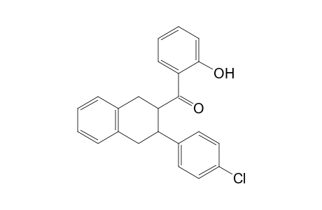 2-Hydroxyphenyl 3-(4-chlorophenyl)-1,2,3,4-tetrahydro-2-naphthyl ketone