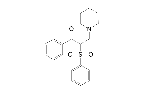 1-Phenyl-2-(phenylsulfonyl)-3-(1-piperidinyl)-1-propanone