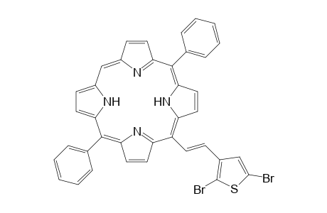 10-[2-(2,5-Dibromothien-3-yl)vinyl]-5,15-diphenylporphyrin