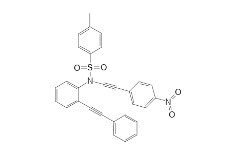 N-2-[2-(Phenylethynyl)phenyl-N-2-(4-nitrophenylethynyl tosylamide