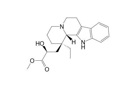 1,14-Secoeburnamenine-14-carboxylic acid, 14,15-dihydro-14-hydroxy-, methyl ester, (3.alpha.)-(.+-.)-
