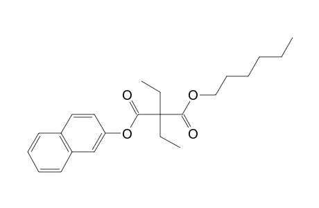 Diethylmalonic acid, hexyl 2-naphthyl ester