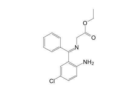 syn-N-(2-AMINO-5-CHLORO-alpha-PHENYLBENZYLIDENE)GLYCINE, ETHYL ESTER