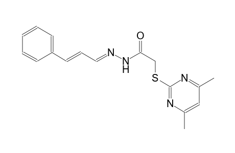 acetic acid, [(4,6-dimethyl-2-pyrimidinyl)thio]-, 2-[(E,2E)-3-phenyl-2-propenylidene]hydrazide