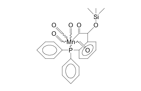 3,4-Benzo-5-trimethylsilyloxy-2,2-diphenyl-6-oxo-1-mangana-2-phospha-cyclohexa-1,1,1,1-tetracarbonyl