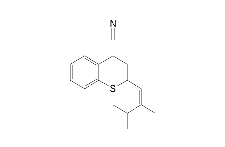 2-(2,3-dimethyl-2-butenyl)-3,4-dihydro-2H-1-benzothiopyran-4-carbonitrile