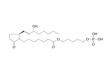 11-DEOXYPROSTAGLANDIN E1, 5-HYDROXYPENTYL ESTER, OMEGA-PHOSPHATE