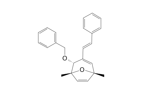 (1R,2R,5S)-(E)-4-Benzyloxy-1,5-dimethyl-3-(2-phenylethenyl)-8-oxabicyclo[3.2.1]octa-2,6-diene