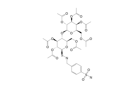 N-4-(AMINOSULFONYL)-BENZYL-S-(2,2',3,3',4',6,6'-HEPTA-O-ACETYL-1-THIO-BETA-MALTOSYL)-SULFENAMIDE